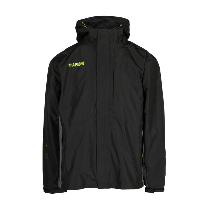 Apache Welland waterproof jacket in black with grey panels