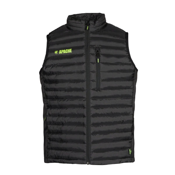 Apache Picton stretch gilet with recycled baffles in black