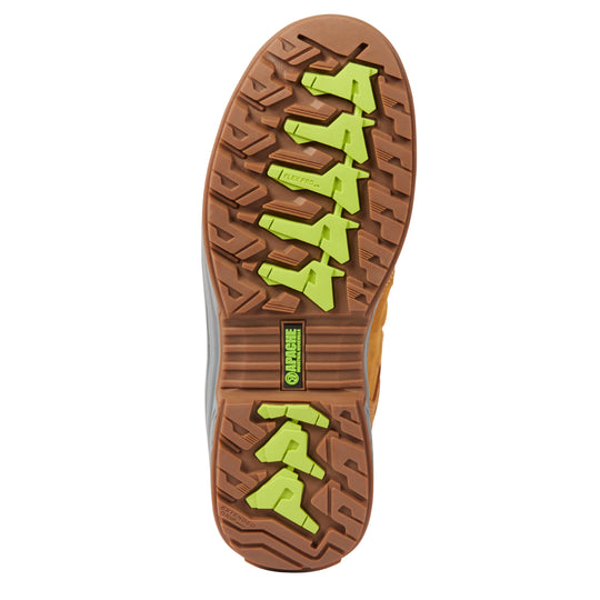 wheat leather Apache Moose Jaw boot's robust design.