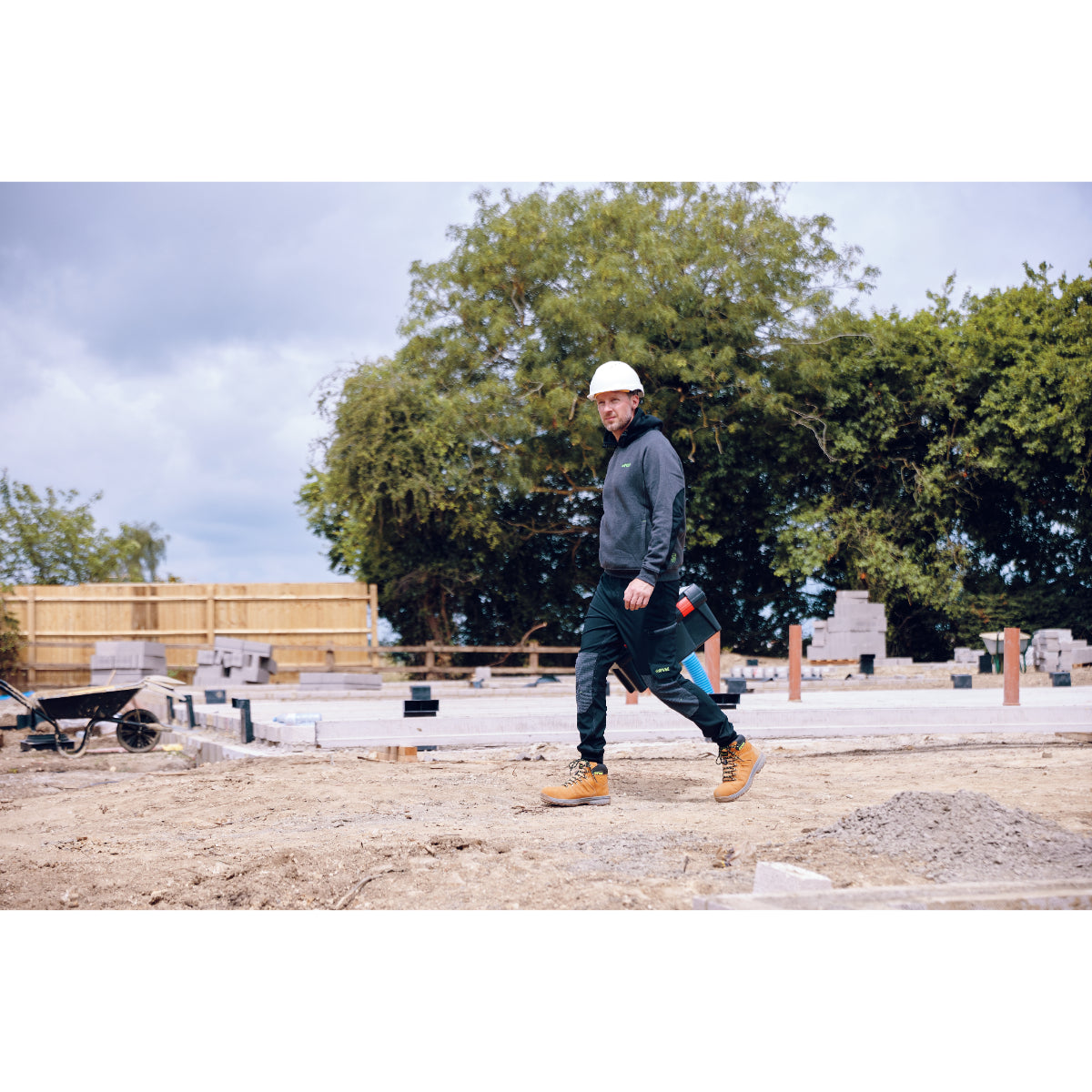 heat-resistant, anti-slip XTS outsole on Moose Jaw boot.