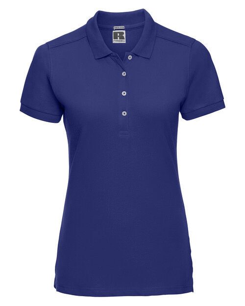 Russell Ladies Fitted Stretch Polo