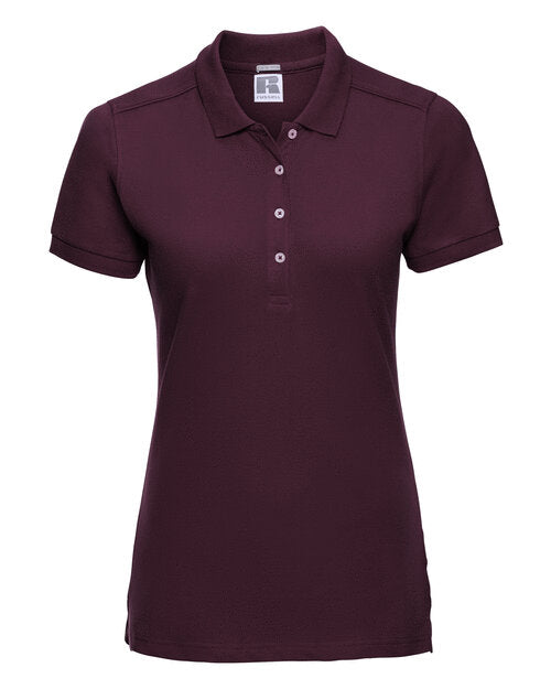 Russell Ladies Fitted Stretch Polo