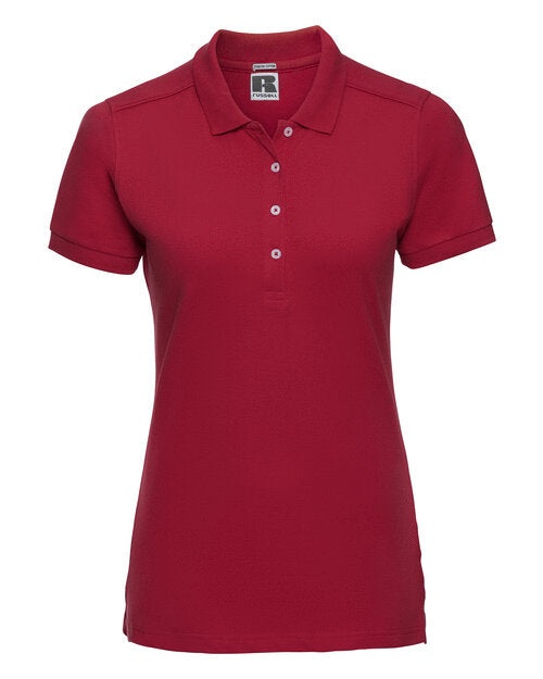 Russell Ladies Fitted Stretch Polo