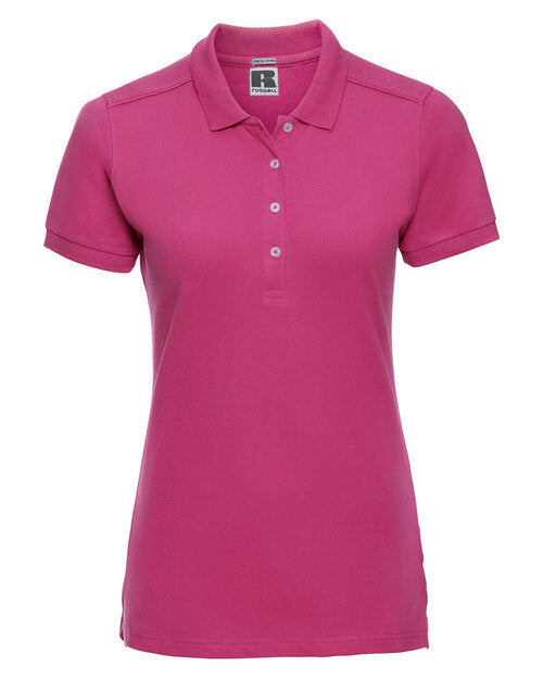 Russell Ladies Fitted Stretch Polo