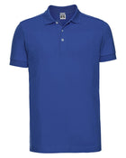 Russell Mens Fitted Stretch Polo
