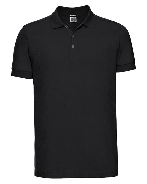 Russell Mens Fitted Stretch Polo