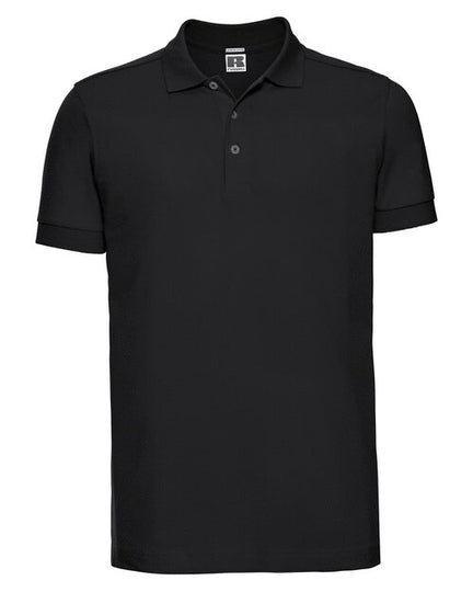 Russell Mens Fitted Stretch Polo