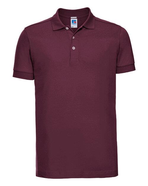 Russell Mens Fitted Stretch Polo