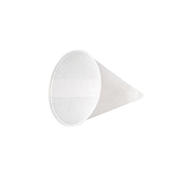 4Oz Water Drinking Cone Cup White – (Pack of 5000)