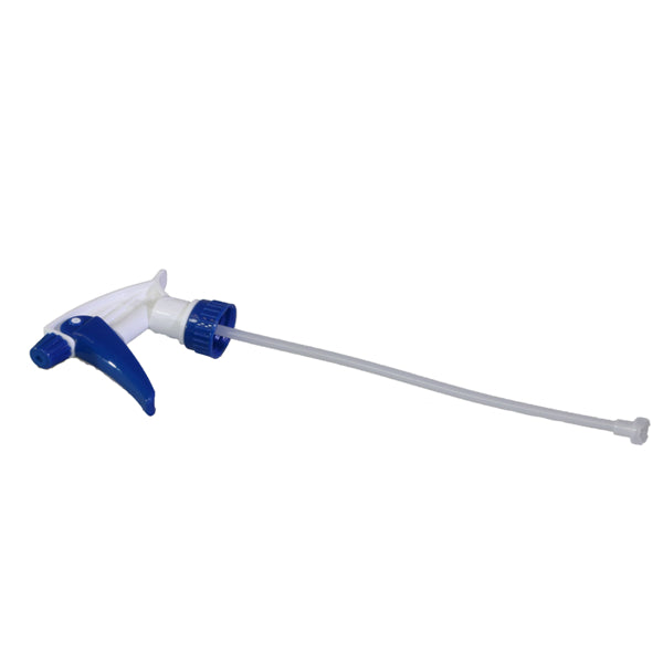 A single blue 2Work trigger spray refill bottle.