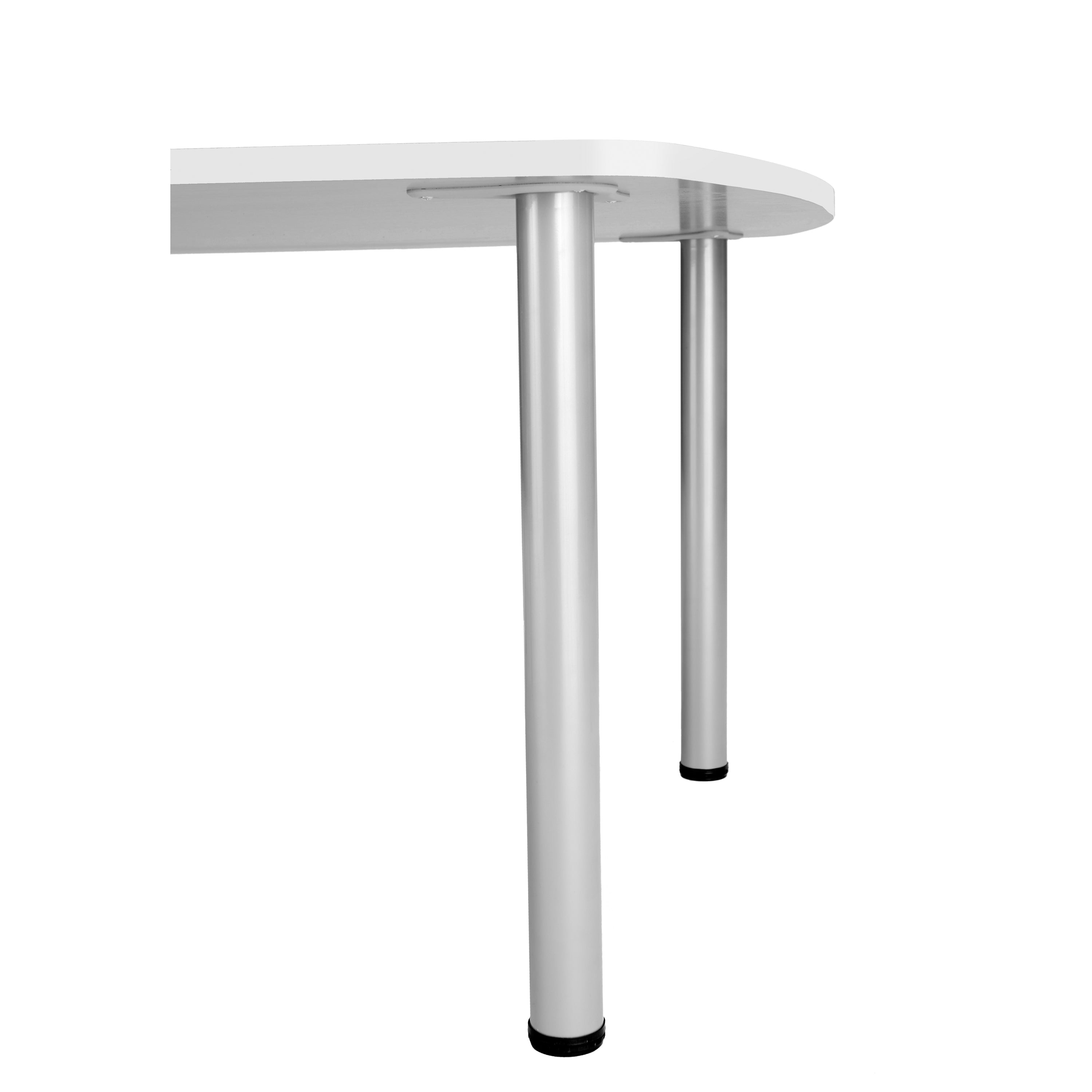 Jemini Boardroom Table 1800x1200x730mm White Kf840189
