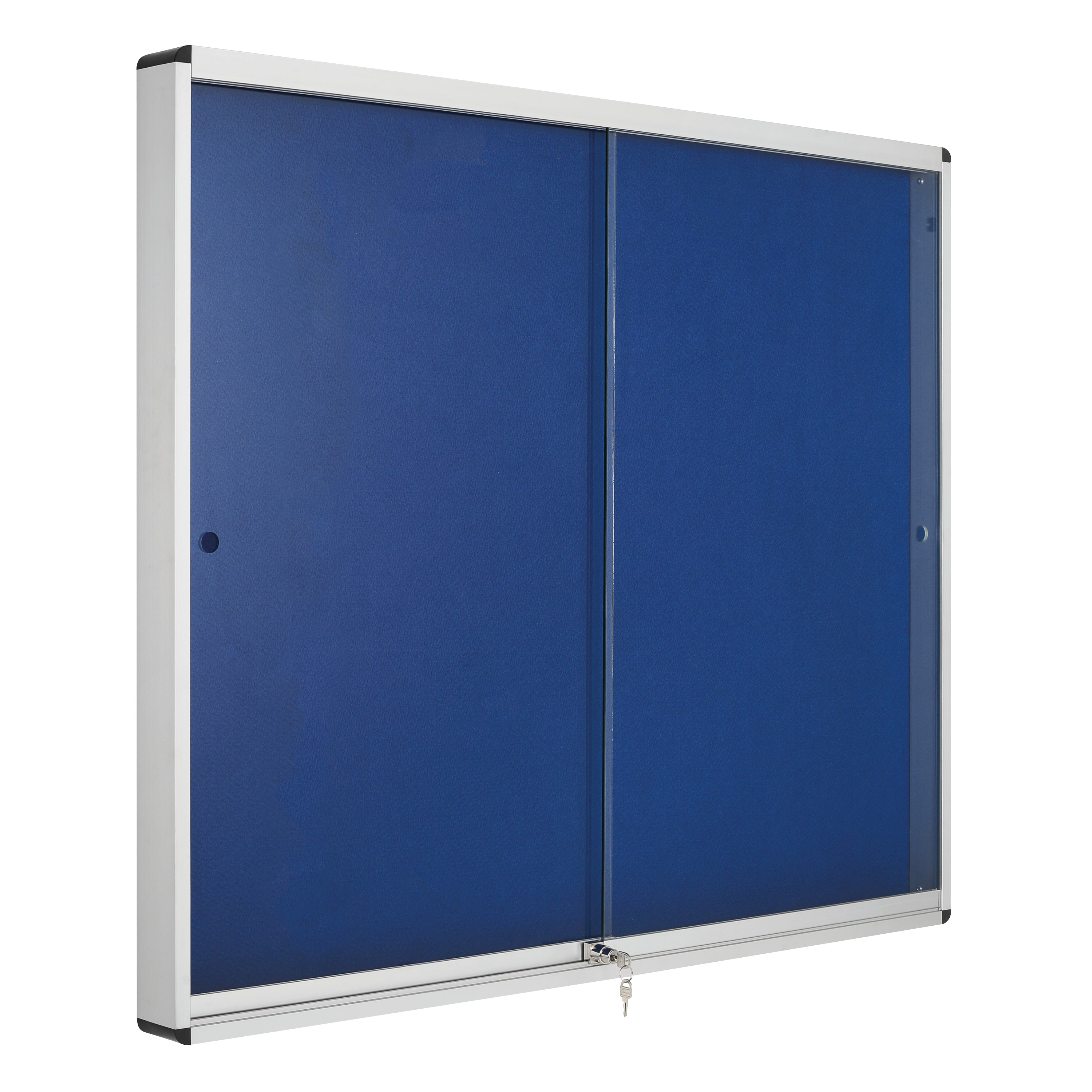 Bi-Office Lockable Internal Display Case 890x625mm Blue VT690107160