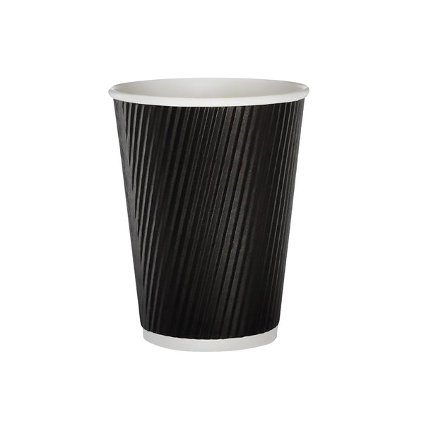 35cl Black Ripple Cup – (Pack of 500)
