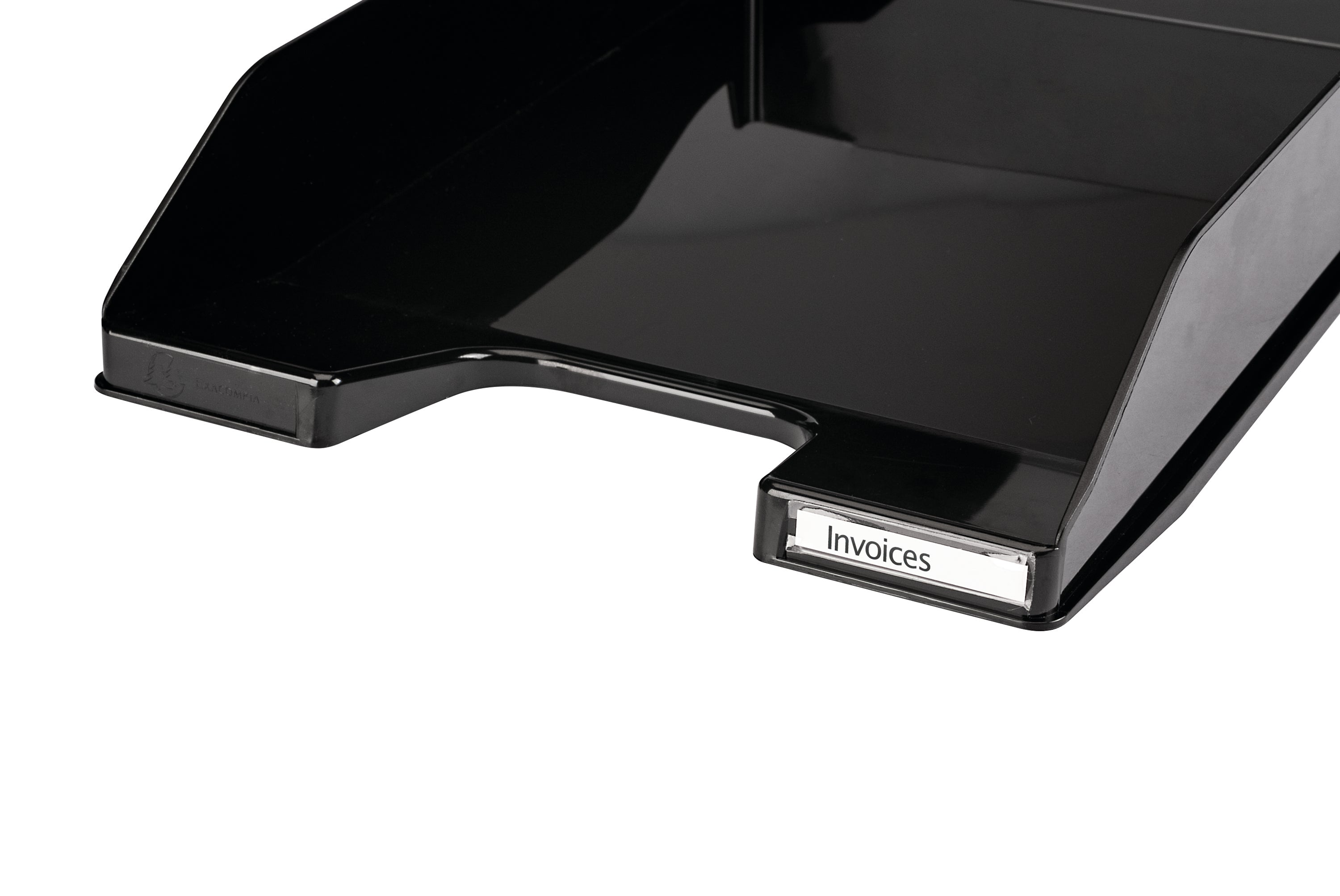 Contour Ergonomics Letter Tray Glossy Black CE06112