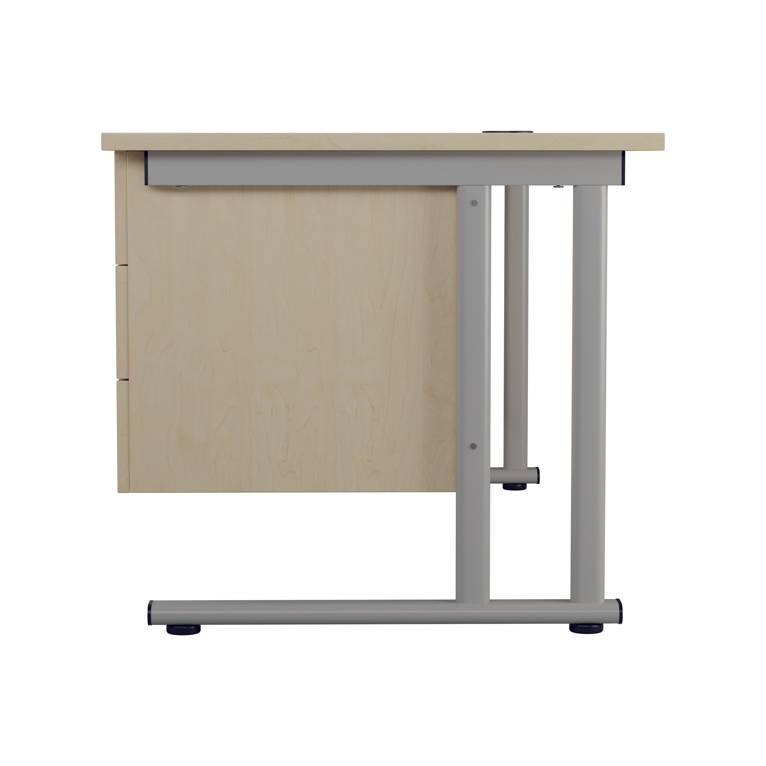 Jemini 3 Drawer Fixed Pedestal 400x655x495mm Maple Kf74420