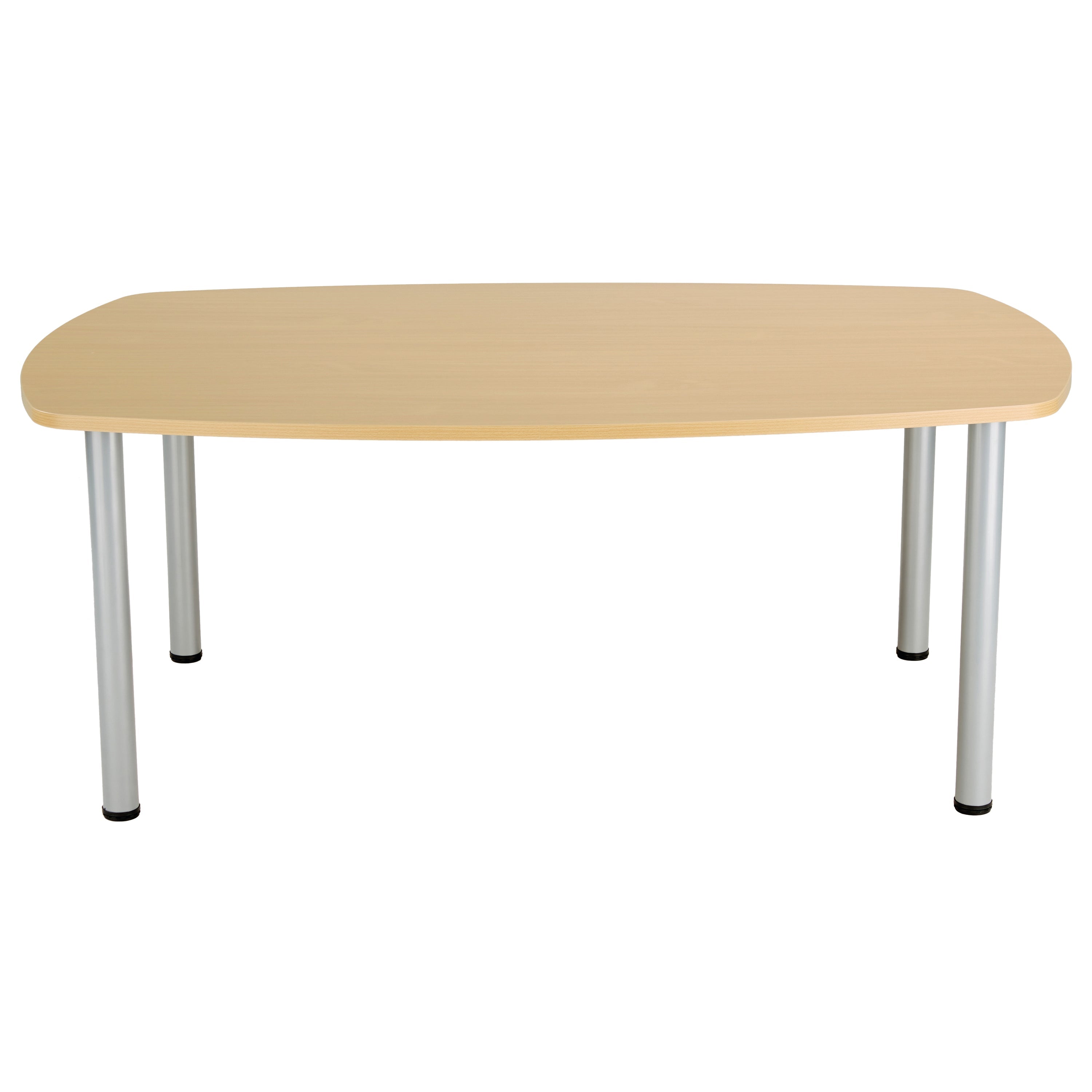 Jemini Boardroom Table 1800x1200x730mm Nova Oak/silver Kf816517