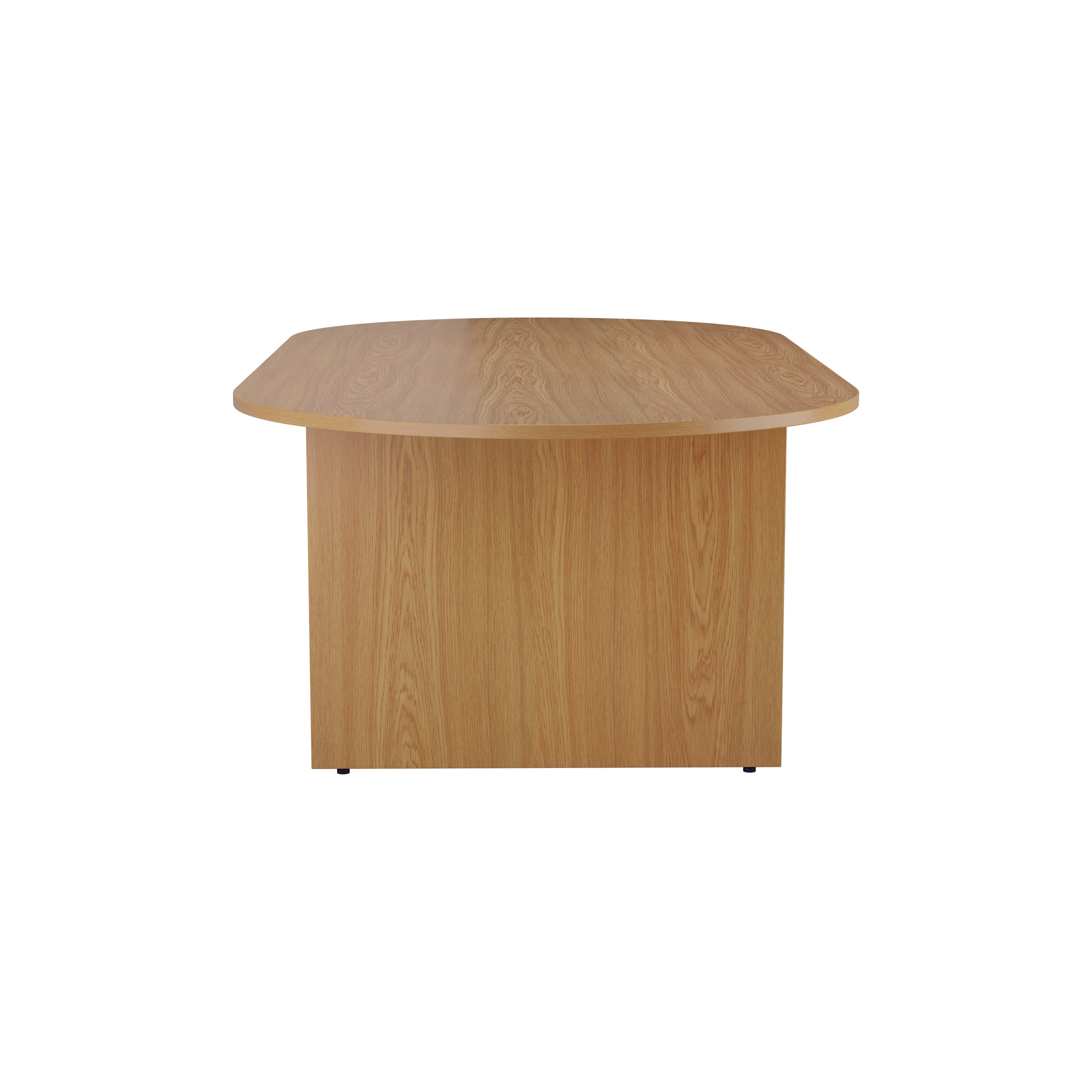 Jemini D-end Meeting Table 2400x1200x730mm Nova Oak Kf816715