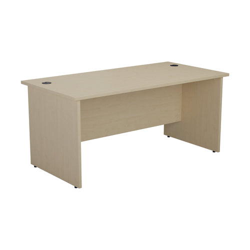 Jemini Rectangular Panel End Desk 1200x800x730mm Maple KF804383