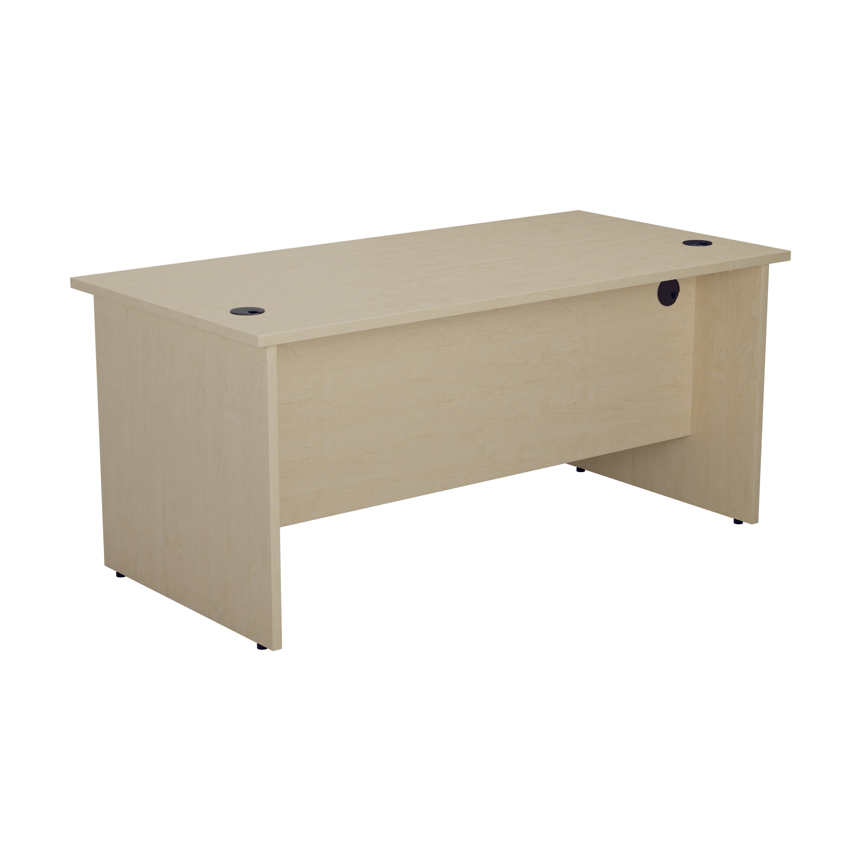 Jemini Rectangular Panel End Desk 1200x800x730mm Maple KF804383