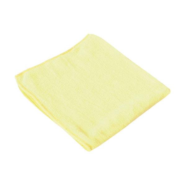 A single yellow 2Work microfibre cloth.