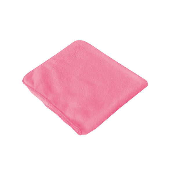 A single red 2Work microfibre cloth.