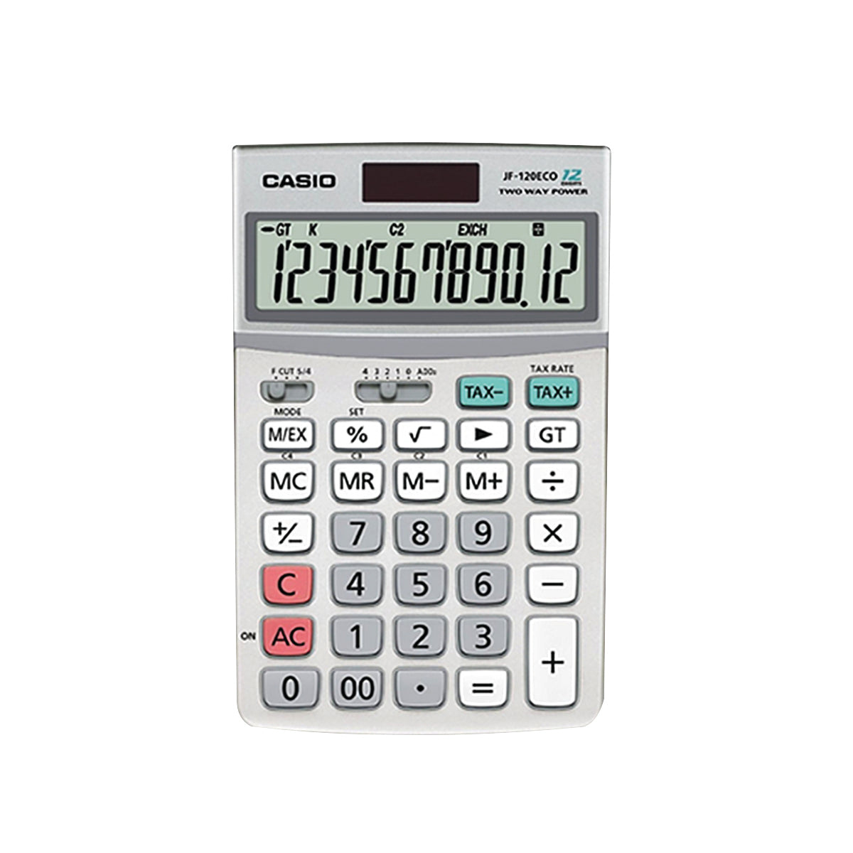 Casio 12-Digit Display Desktop Calculator JF-120ECO