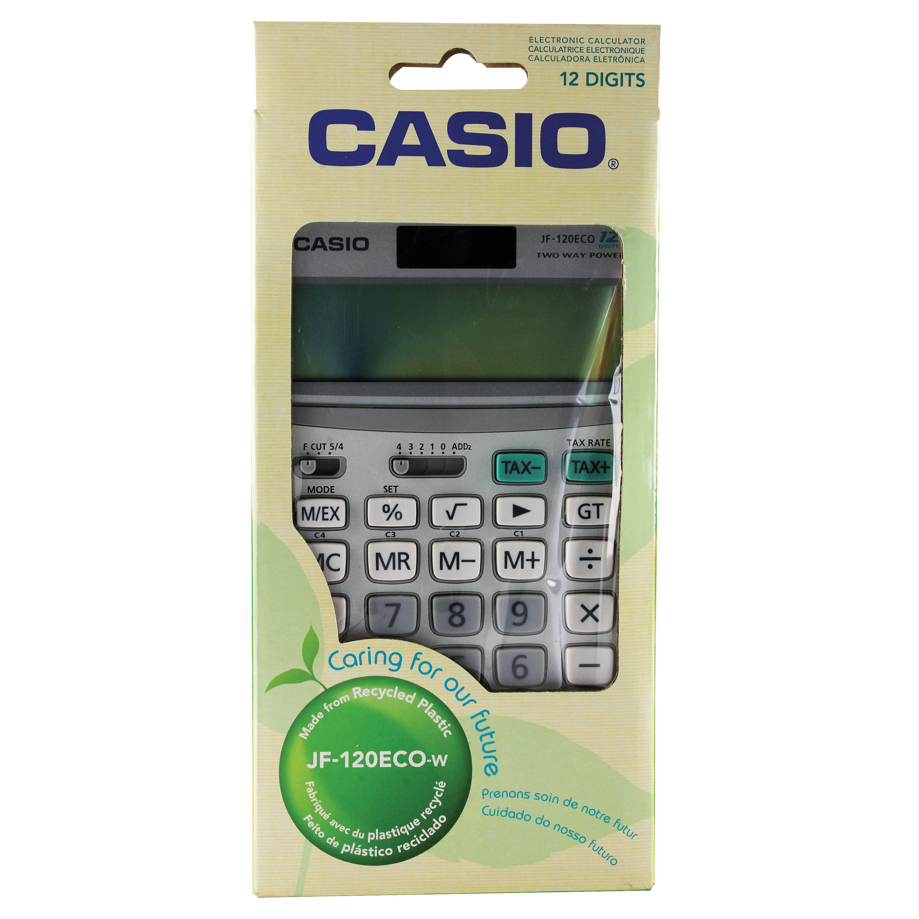 Casio 12-Digit Display Desktop Calculator JF-120ECO