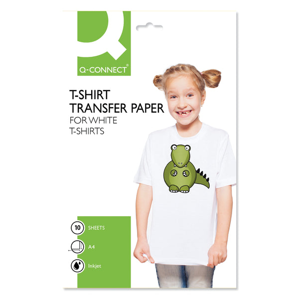 Q-Connect T-Shirt Transfer Paper  (Pack of 10)