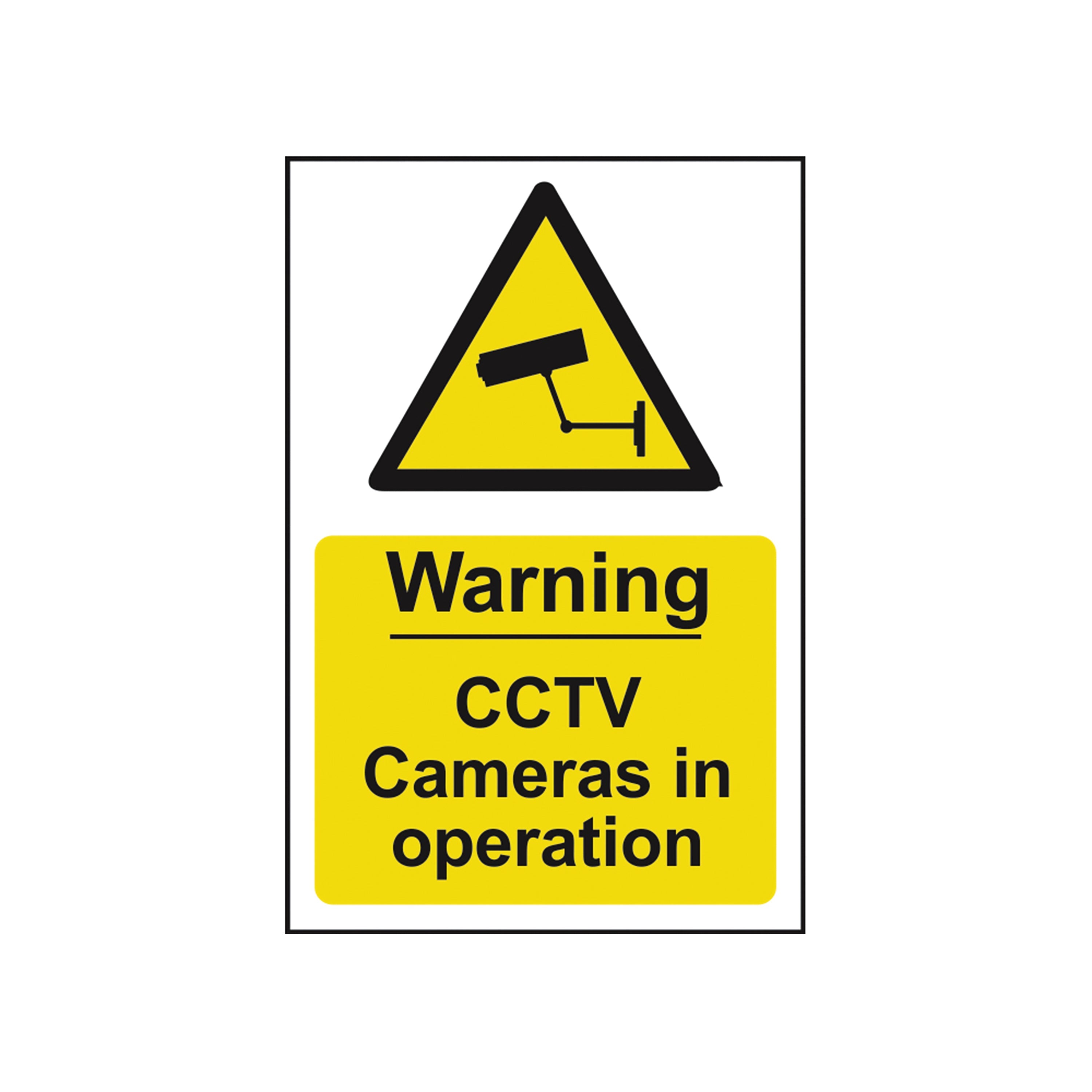 Spectrum Industrial Warning Cctv Cameras In Op S/a Pvc Sign 200x300mm 1311