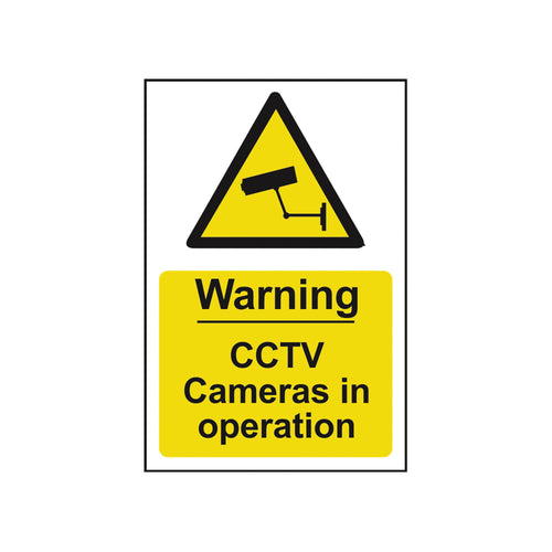Spectrum Industrial Warning Cctv Cameras In Op S/a Pvc Sign 200x300mm 1311