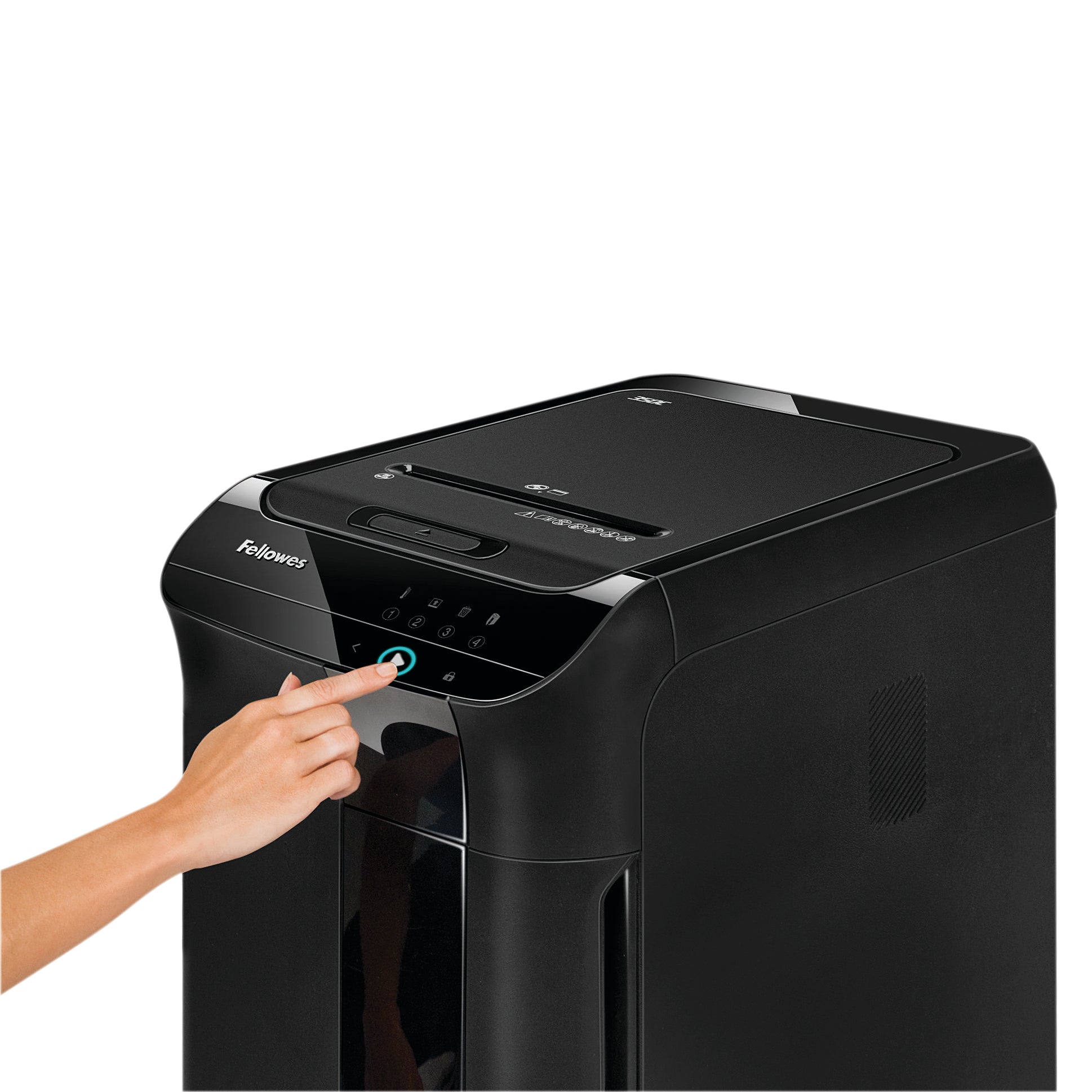 Fellowes Automax 350C Cross Square Cut Shredder (350 sheet automatic/12 sheet manual ) 4964101