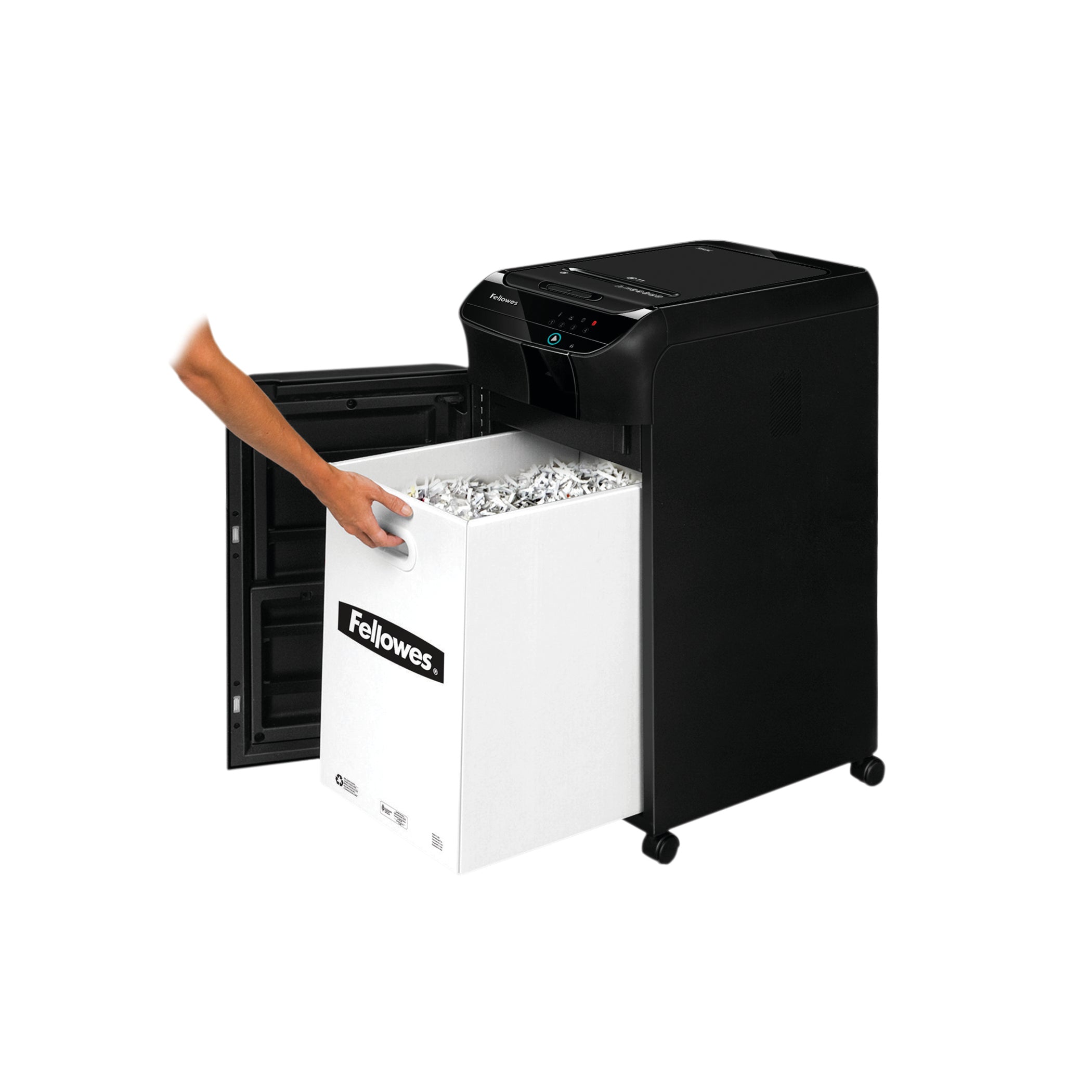 Fellowes Automax 350C Cross Square Cut Shredder (350 sheet automatic/12 sheet manual ) 4964101