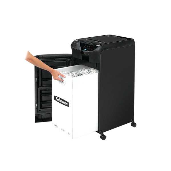 Fellowes Automax 550C Cross Square Cut Shredder (550 sheet automatic/14 sheet manual ) 4963101