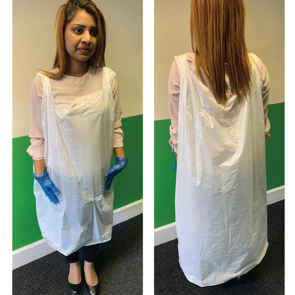 Double Sided Apron White (Pack of 250) PROTECTALL WHFP