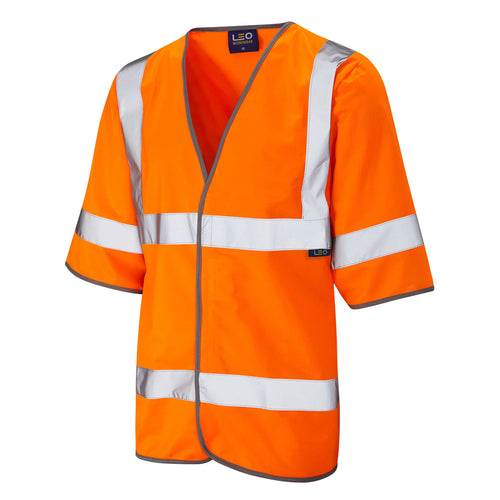 Leo Workwear Gorwell Iso 20471 Cl 3 Half Sleeve Waistcoat - S02