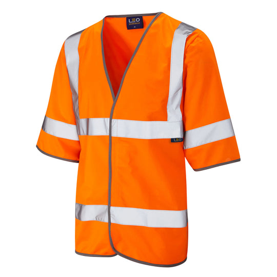 Leo Workwear Gorwell Iso 20471 Cl 3 Half Sleeve Waistcoat