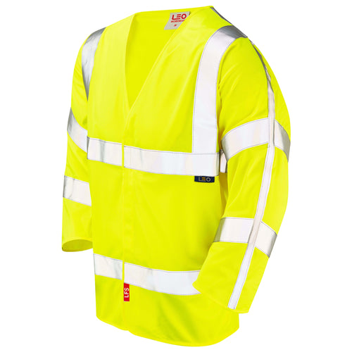 Leo Workwear Cranford Iso 20471 Cl 3 3/4 Sleeve Waistcoat (En 14116) - S10