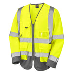 Leo Workwear Wrafton Leo Ecoviz Superior Sleeved Waistcoat - S12 - thumbnail 4