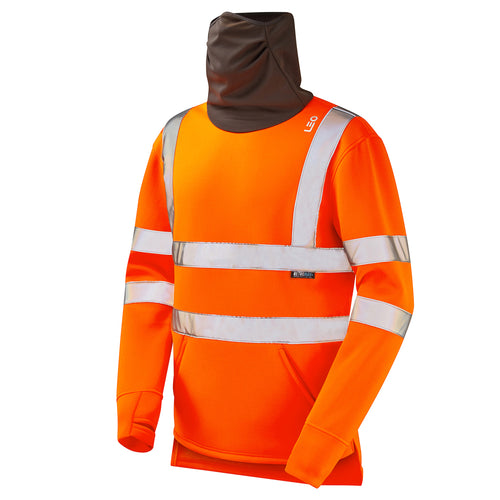 Leo Workwear Combesgate Leo Ecoviz Snood Sweatshirt - SS06