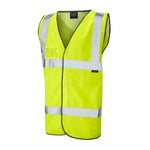 Leo Workwear Velator Leo Ecoviz Mesh Back Waistcoat