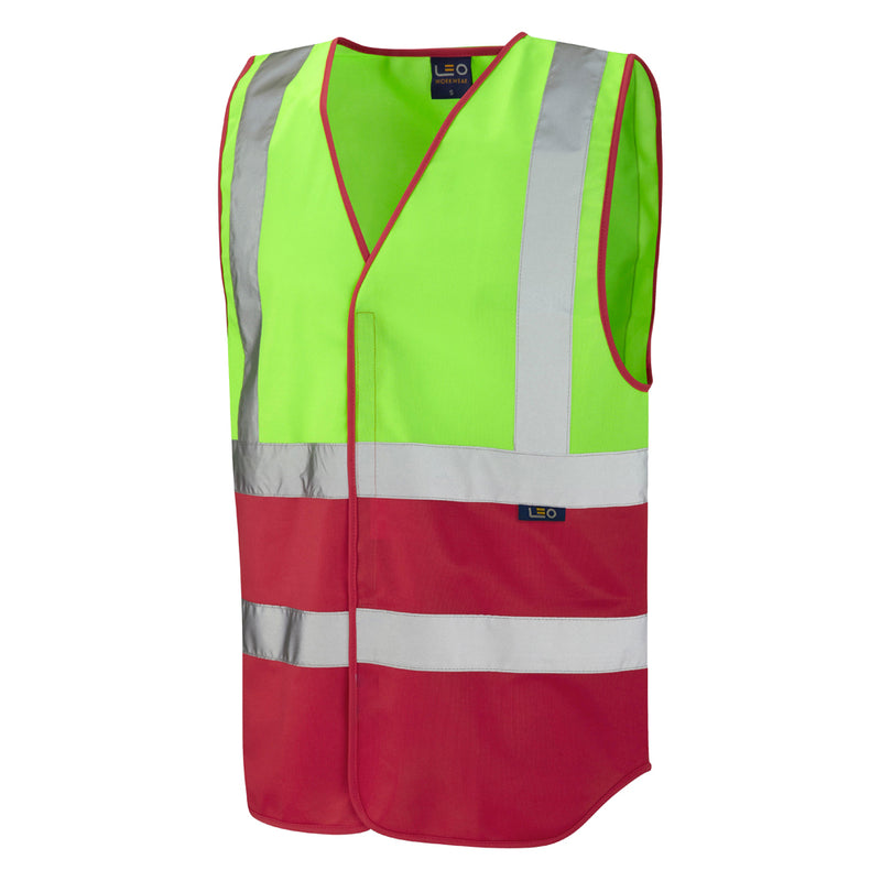 Leo Workwear Pilton Coloured Reflective Waistcoat