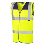 Leo Workwear Bradworthy Leo Ecoviz Bottle Yoke Waistcoat - W09 - thumbnail 2