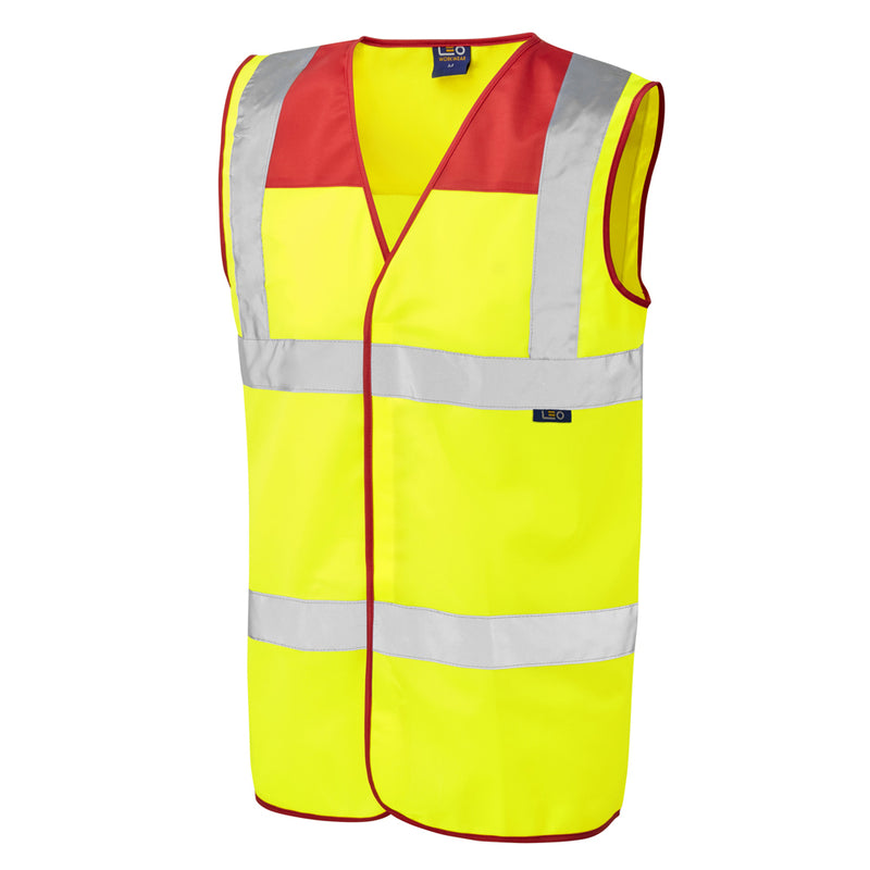 Leo Workwear Bradworthy Leo Ecoviz Bottle Yoke Waistcoat