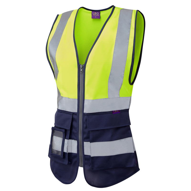 Leo Workwear Lynmouth Iso 20471 Cl 1 Superior Women'S Vest