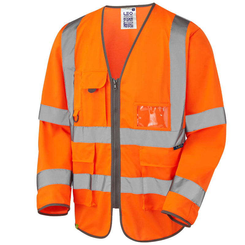 Leo Workwear Wrafton Leo Ecoviz Superior Sleeved Waistcoat