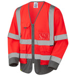 Leo Workwear Wrafton Leo Ecoviz Superior Sleeved Waistcoat - S12 - thumbnail 3