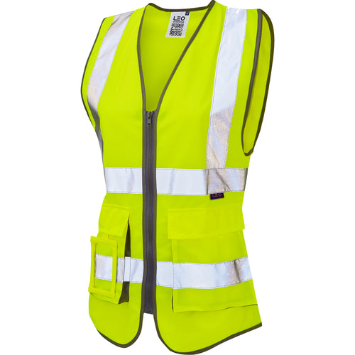 Leo Workwear Lynmouth Iso 20471 Cl 1 Superior Women'S Vest