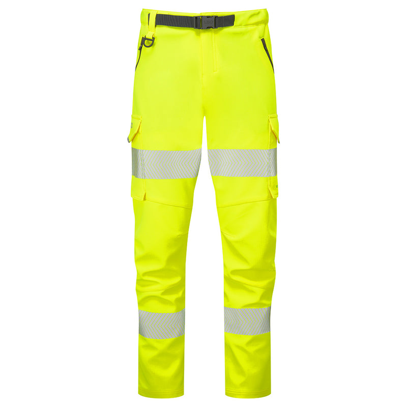 Starcross high-visibility stretch work trousers designed for women.