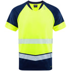 Leo Workwear Forda Leo Ecoviz Performance+ Dual Colour T-Shirt - T16