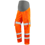 Leo Workwear Verity Iso 20471 Cl 2 Poly/Cotton Maternity Cargo Trouser (Uk 14-16) - thumbnail 2